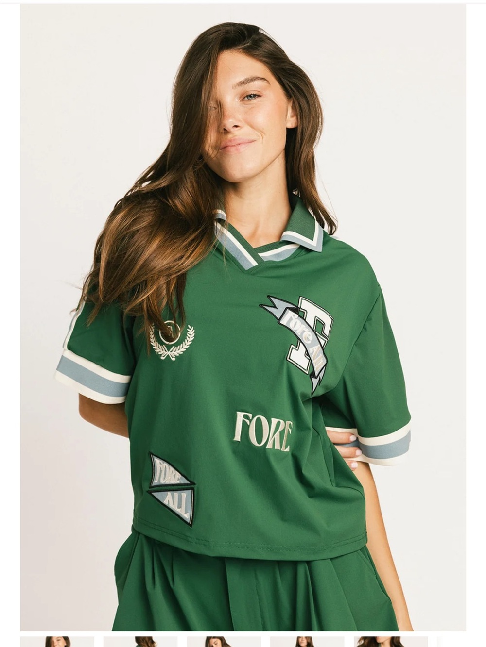 Fore Al Women's Green Dillon Polo